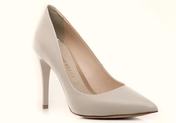 Buty STIFBUT Beżowe Skóra wz.756