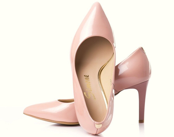 Buty SIMONE Różowe Perła wz.816 K950
