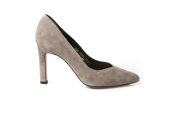 Szpilki VISCONI Taupe Welur wz.7836