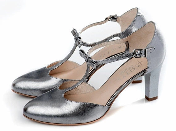 Buty KOTYL Ciemne Srebro wz.889