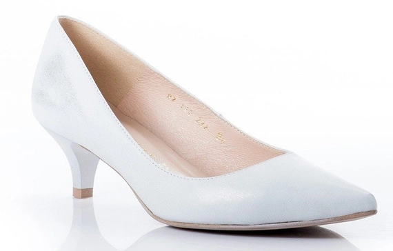 Buty STIFBUT Biały Srebrny wz.112