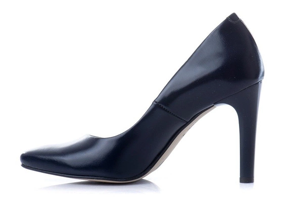Buty NIKOLL Granatowe Skóra wz.1261