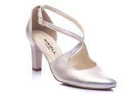 Buty NIKOLL Beż Złote wz.1581 k643