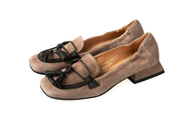 Czółenka Visconi Capucino Welur wz.7792