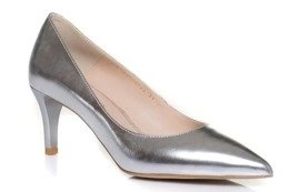 Buty BIZZARRO Srebrne Skóra wz.627