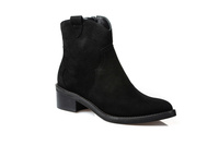 Botki VISCONI Czarny Zamsz wz.2608