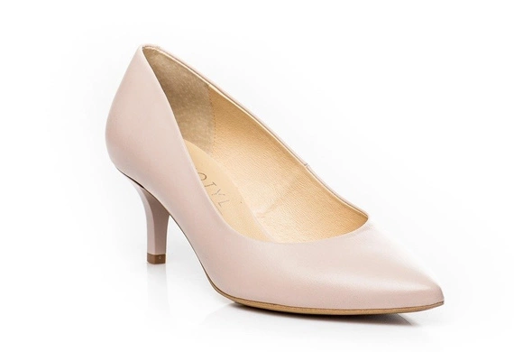 Buty KOTYL Różowe Skóra  wz.542