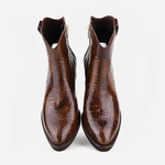 Botki VISCONI Brąz Kroko wz.2608