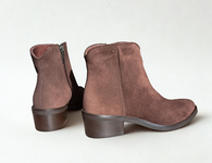 Botki VISCONI Brązowy Zamsz wz.2610