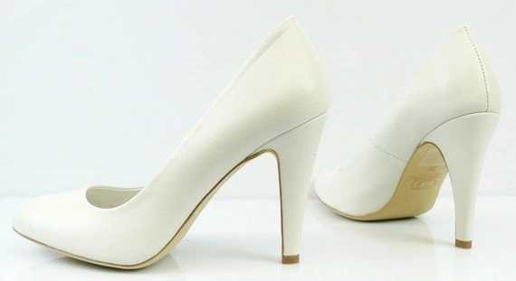 Buty BALDOWSKI Waniliowe Skóra wz.209
