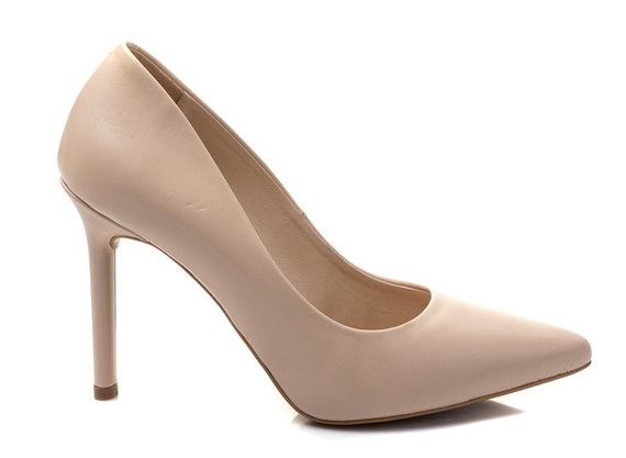 Buty PALAZZO Nude Skóra wz.9288 k-BR61