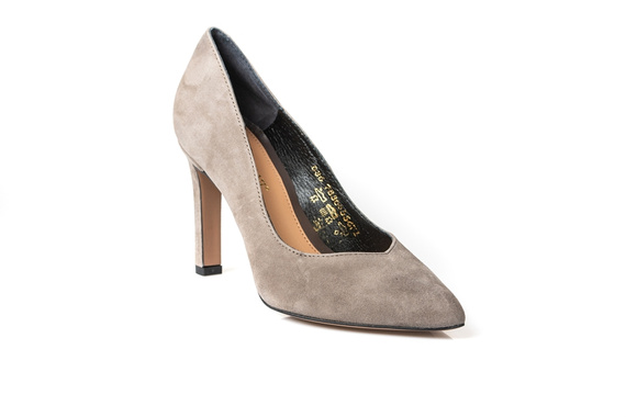 Szpilki VISCONI Taupe Welur wz.7836