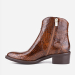 Botki VISCONI Brąz Kroko wz.2608