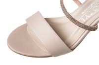 Sandały KOTYL beżowe skóra wz.4363