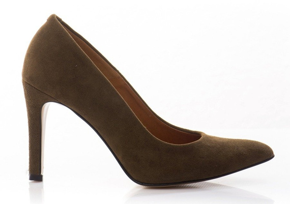 Buty BOCCATO Khaki Zamsz wz.3930