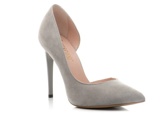Buty VISCONI Popiel Welur wz.7287