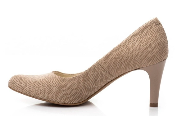 Buty NIKOLL Beżowe Złote wz.1470 k620