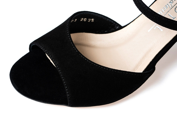 Buty KOTYL Czarny Zamsz wz.3803