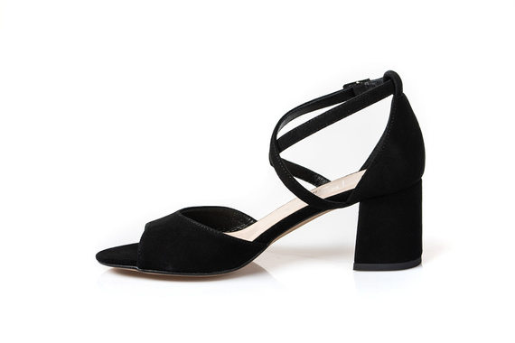 Buty KOTYL Czarny Zamsz wz.3803