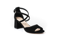 Buty KOTYL Czarny Zamsz wz.3803