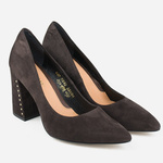 Czółenka VISCONI Brązowy Welur wz.7842