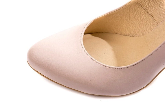 Buty KOTYL Różowe Skóra wz.892