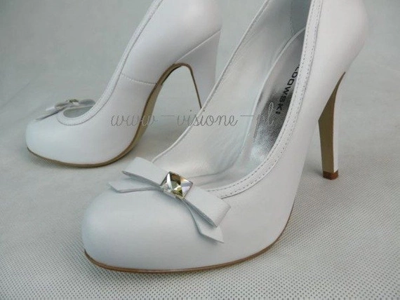 Buty BALDOWSKI Białe Skóra wz.622