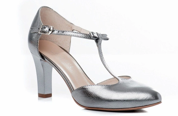 Buty KOTYL Ciemne Srebro wz.889