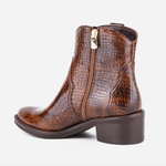 Botki VISCONI Brąz Kroko wz.2608