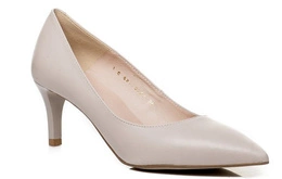 Buty BIZZARRO Beżowe Skóra wz.627