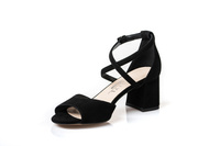 Buty KOTYL Czarny Zamsz wz.3803