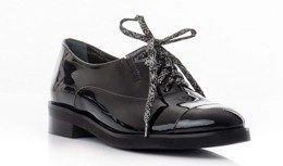 Buty BALDOWSKI Czarne Lakier wz.157