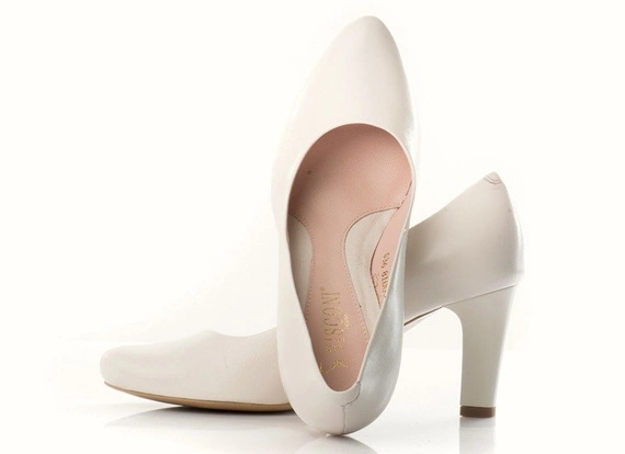 Buty VISCONI Ecru Skóra wz.8100