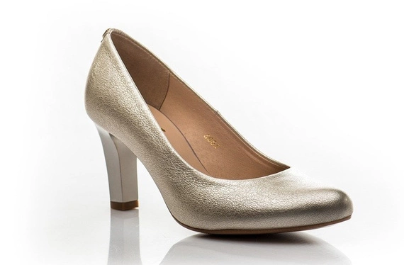 Buty SIMONE Jasne Złoto wz.5051 k1100