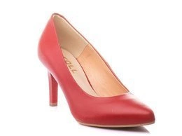 Buty NIKOLL Czerwone Skóra wz.C542