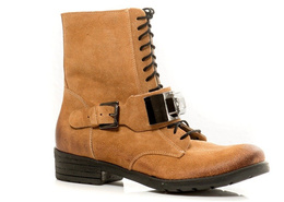 Buty DAMISS Camel Welur DS001