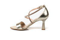 Sandały KOTYL Złote skóra wz.4363