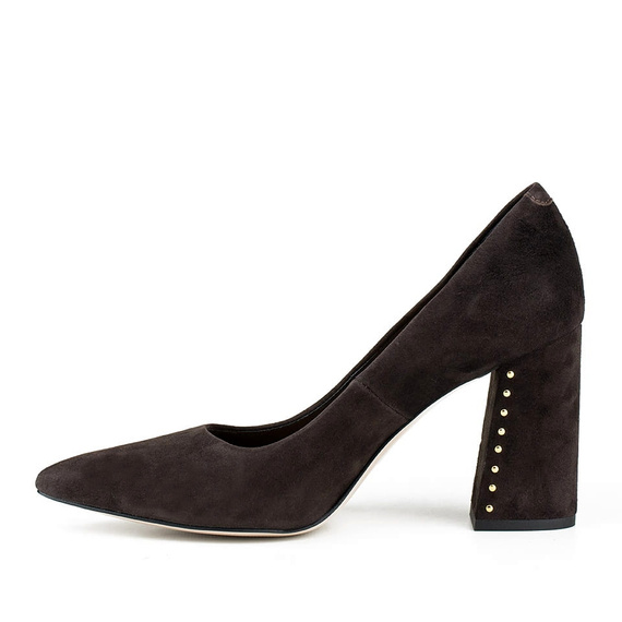 Czółenka VISCONI Brązowy Welur wz.7842