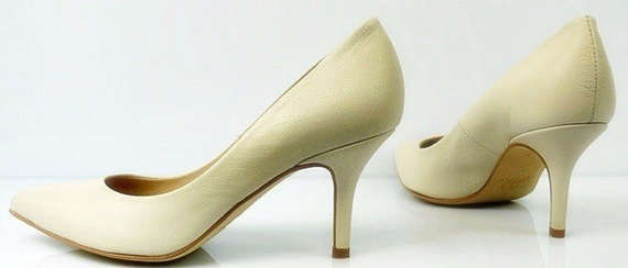 Buty BALDOWSKI Beżowe Skóra wz.578