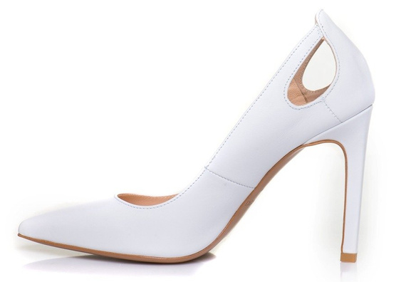 Buty  BALDOWSKI Biała Skóra wz.0111