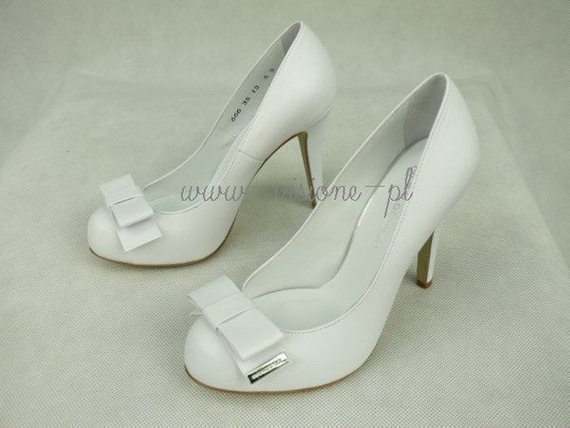 Buty BALDOWSKI Białe Skóra wz.666