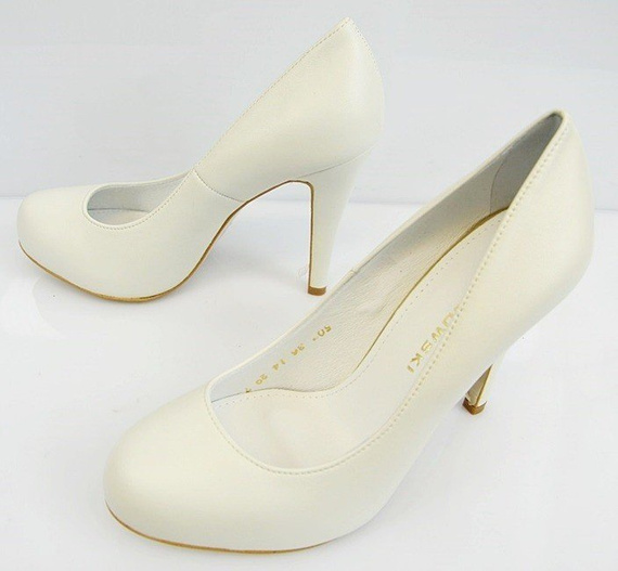 Buty BALDOWSKI Waniliowa Skóra wz.507