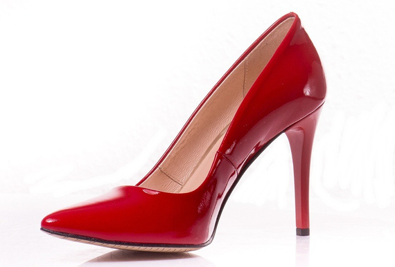 Buty BOCCATO Czerwony Lakier wz.6901