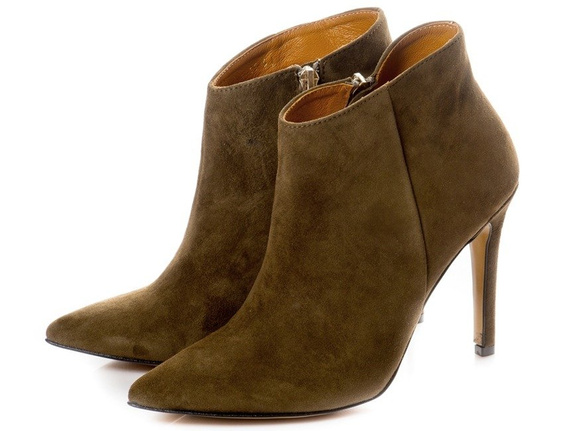 Buty BOCCATO Khaki Zamsz wz.6206