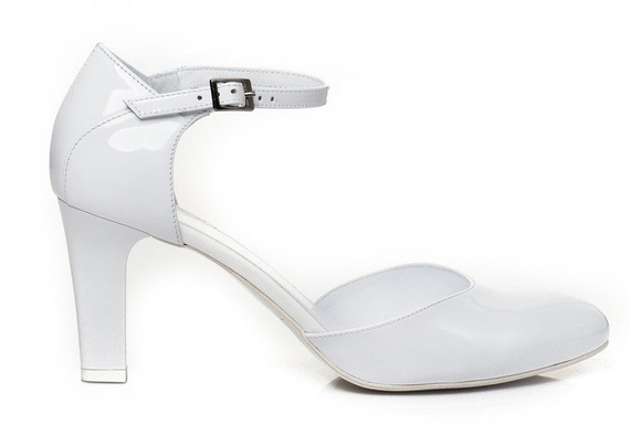 Buty KOTYL Białe Lakier wz.881