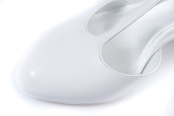 Buty KOTYL Białe Pasek wz.7063