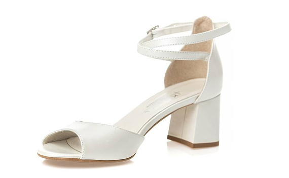 Buty KOTYL Biały Perłowy wz.3805