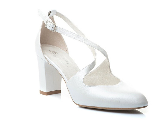Buty KOTYL Biały Perłowy wz.7080