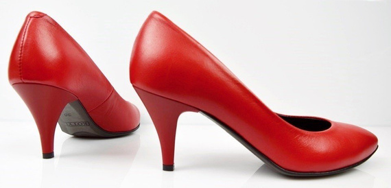 Buty KOTYL Czerwone Skóra wz.744