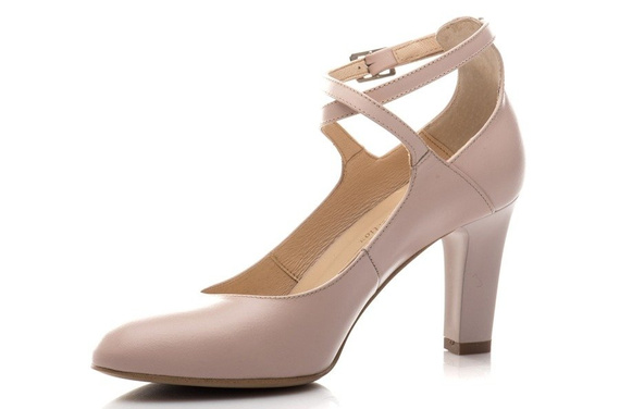 Buty KOTYL Różowe Skóra wz.7077